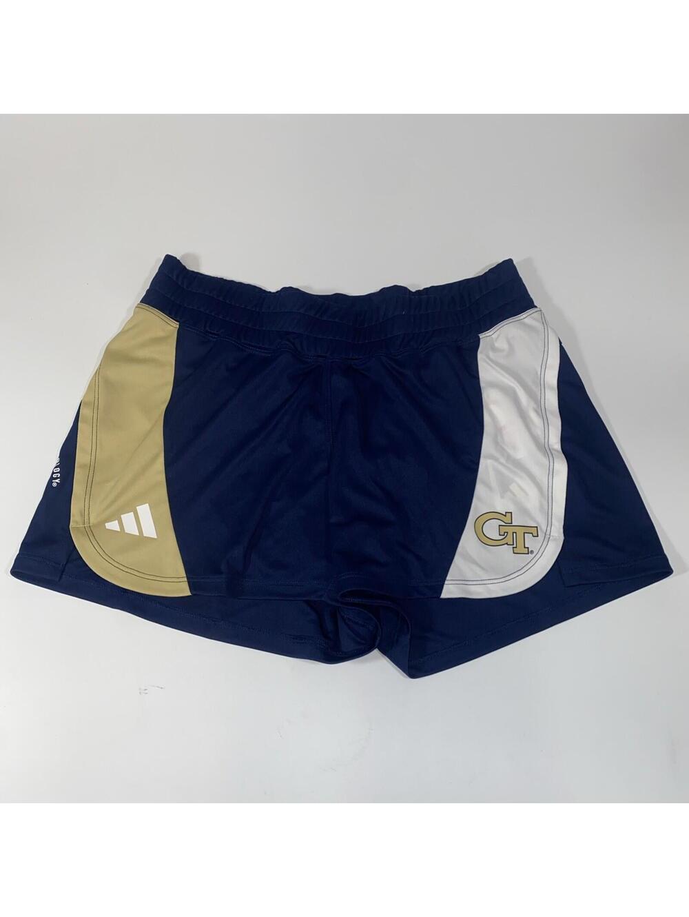 Adidas Women Size Small NCAA Team Georgia Technical University Training Shorts